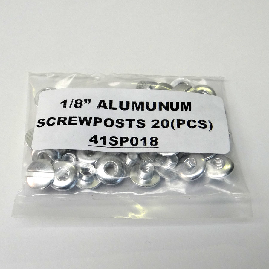 1/8" Aluminum Screw Posts