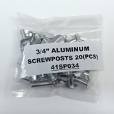3/4" Aluminum Screw Posts