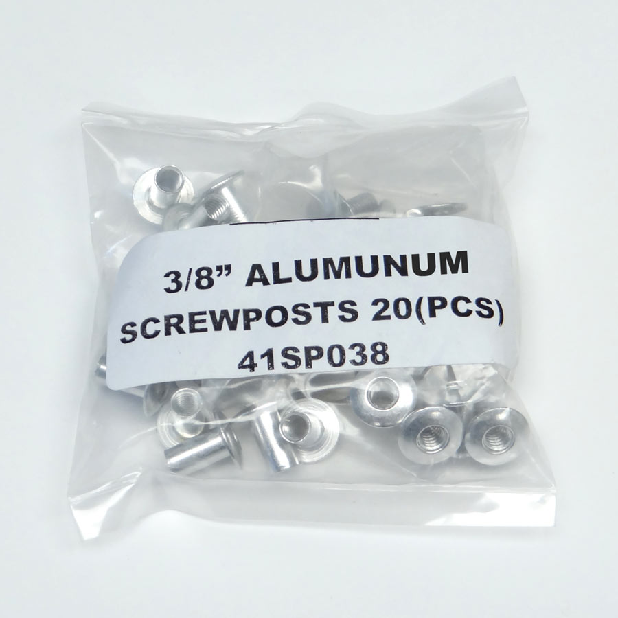 3/8" Aluminum Screw Posts