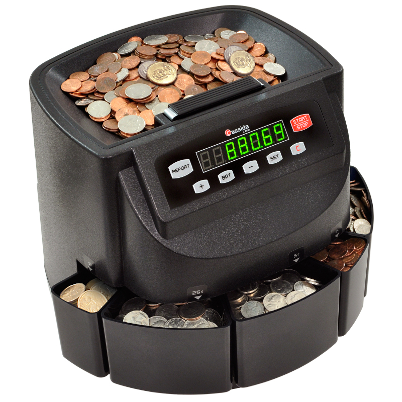 C200 coin counter, sorter, and wrapper
