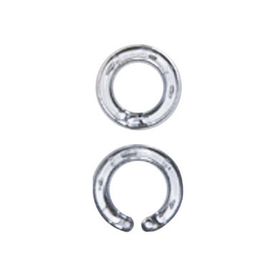 9/16" I.D. Clear Plastic Snap Rings