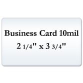 Business Card 10 Mil Matte Laminating Pouches