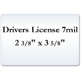 Drivers License 7 Mil Laminating Pouches