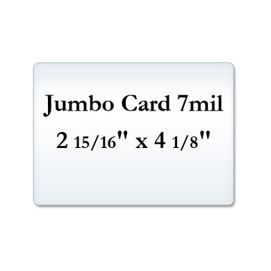 Jumbo Card 7 Mil Laminating Pouches