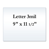 Letter 3 Mil Laminating Pouches