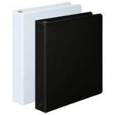 1/2" Round Ring Clear Overlay Binders (12/pk)